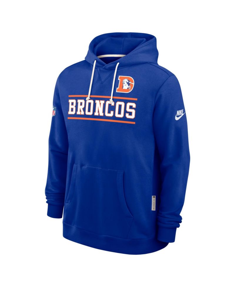 Men's Royal Denver Broncos Alt Sideline Standard Issue Dri-FIT Hoodie