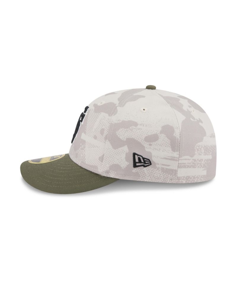 Men's Light Beige/Olive San Francisco Giants 2025 Armed Forces Day Low Profile 59FIFTY Fitted Hat