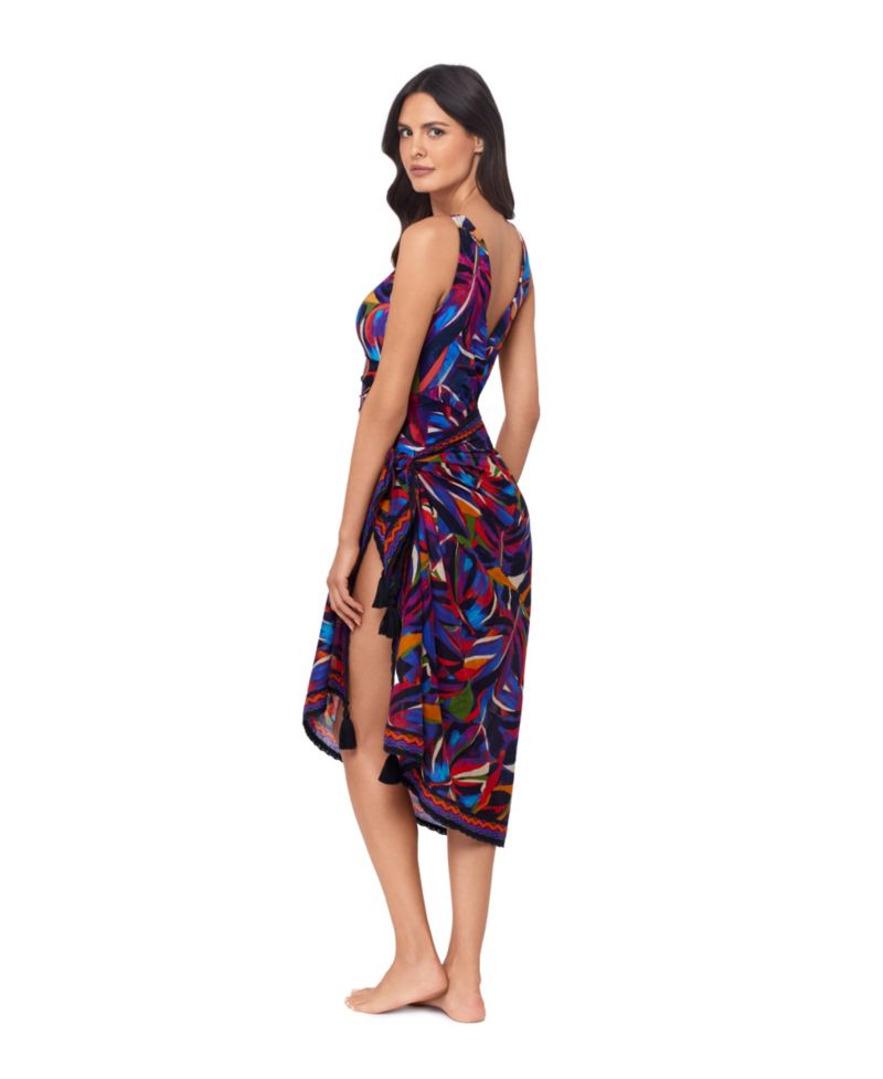 Women's Mariachi Cotton Swim Cover-Up Pareo