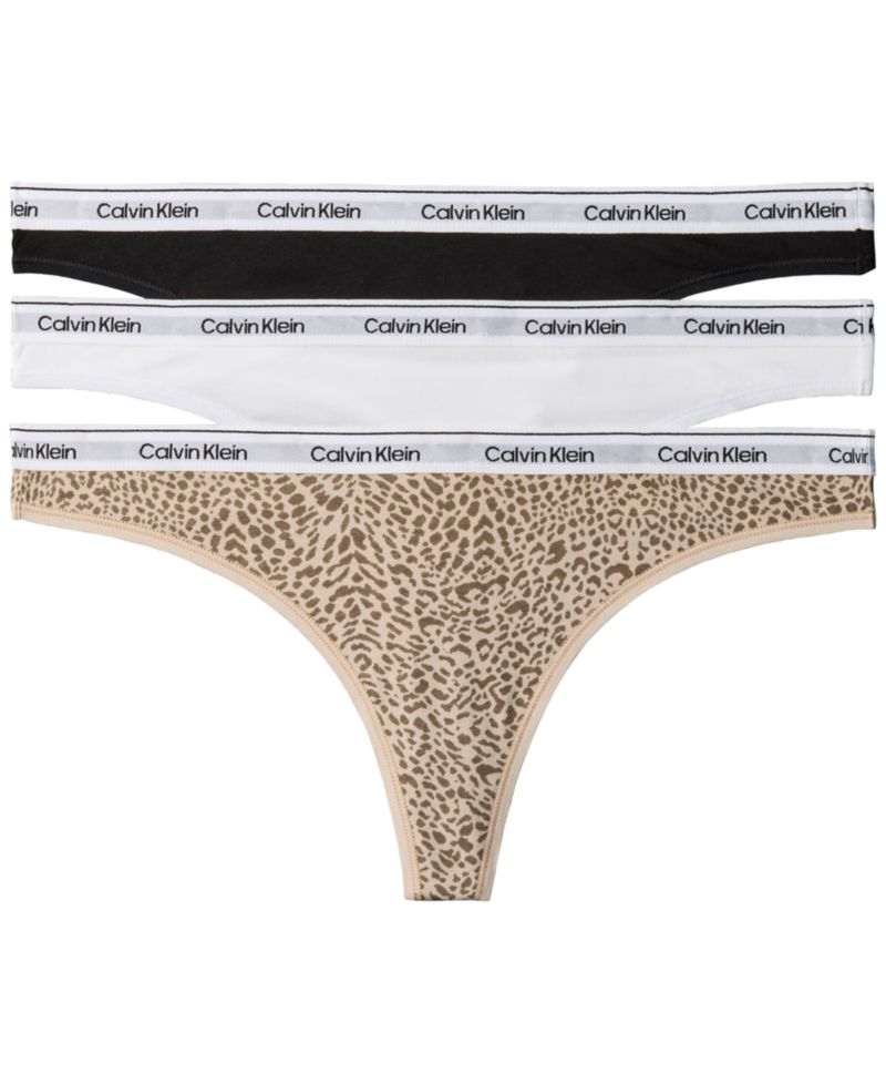 Women's Icon Logo 3-Pack Thong Underwear QD5209