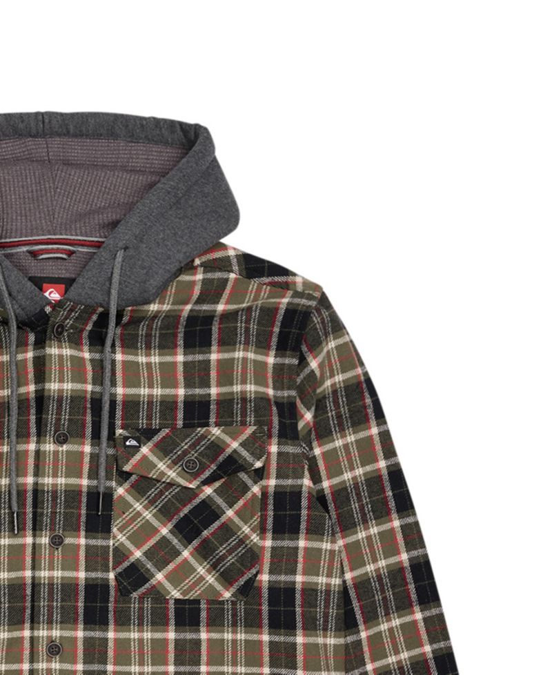 Men's Delton Hooded Flannel Jacket