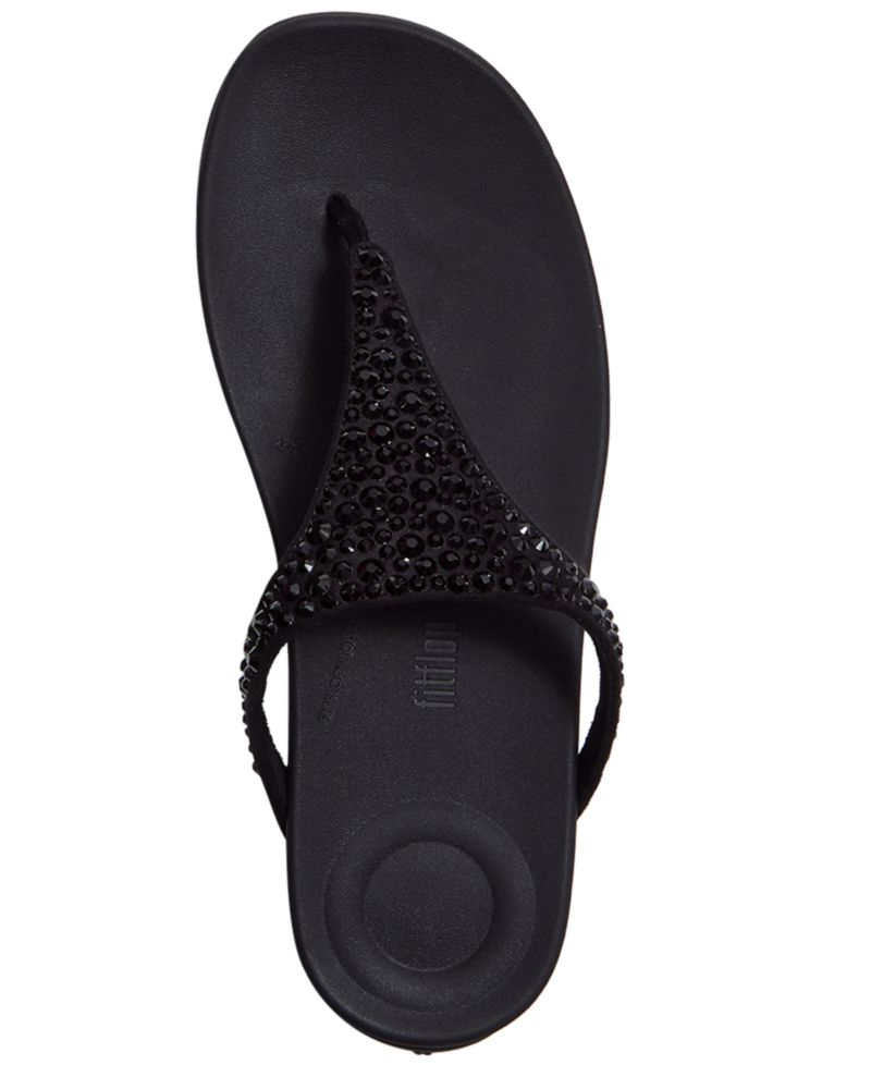Women's Solay Mixed-Crystal Wedge Sandals