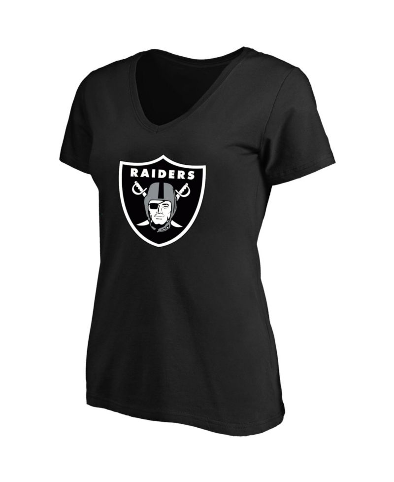 Women's Ashton Jeanty Black Las Vegas Raiders Plus Size Name & Number V-Neck T-Shirt