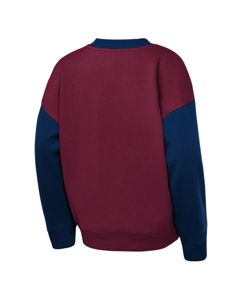 Big Boys and Girls Burgundy/Navy Colorado Avalanche Impact Player Sweatshirt