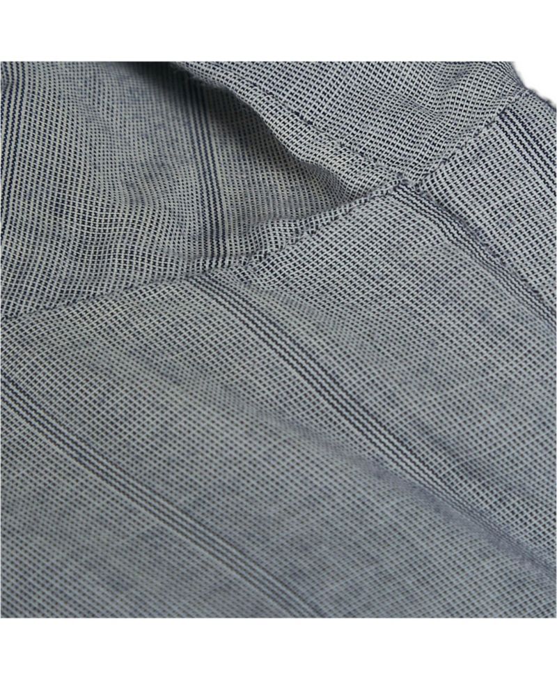 Women's Brit Grey Pinstripe Button Front Blouse