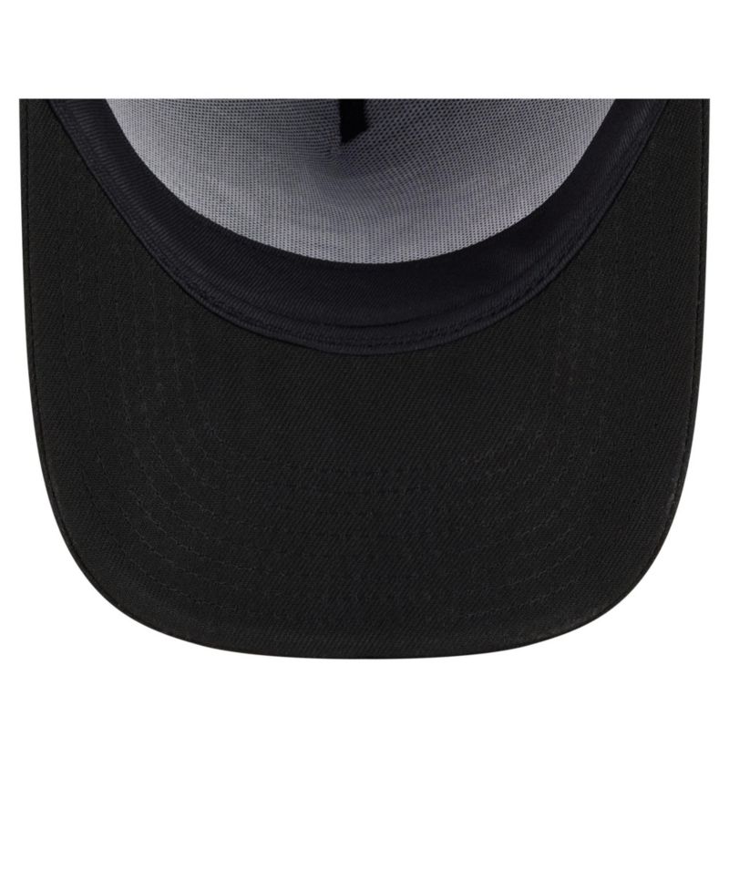 Men's Black Houston Astros Motion A-Frame 9FIFTY Snapback Hat