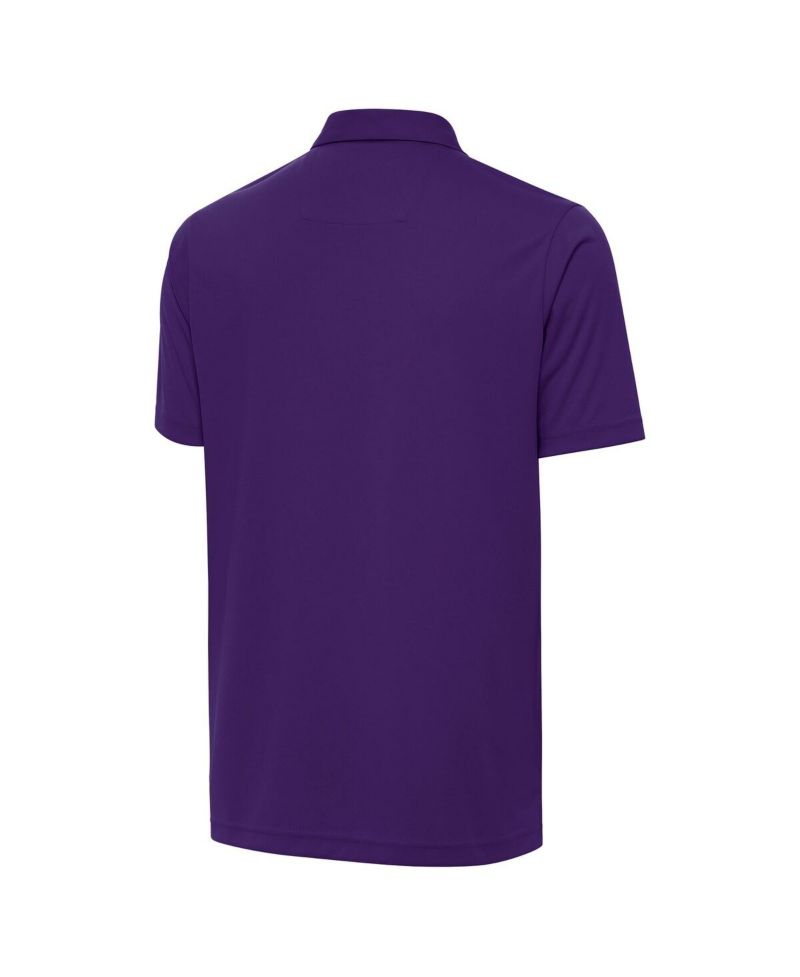 Men's Purple Clemson Tigers Golfer Tribute Polo Shirt