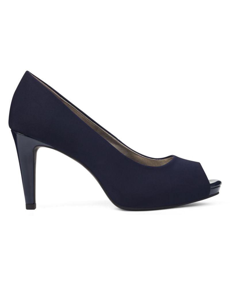 Women's Rainaa Peep Toe Platform Stiletto Pumps