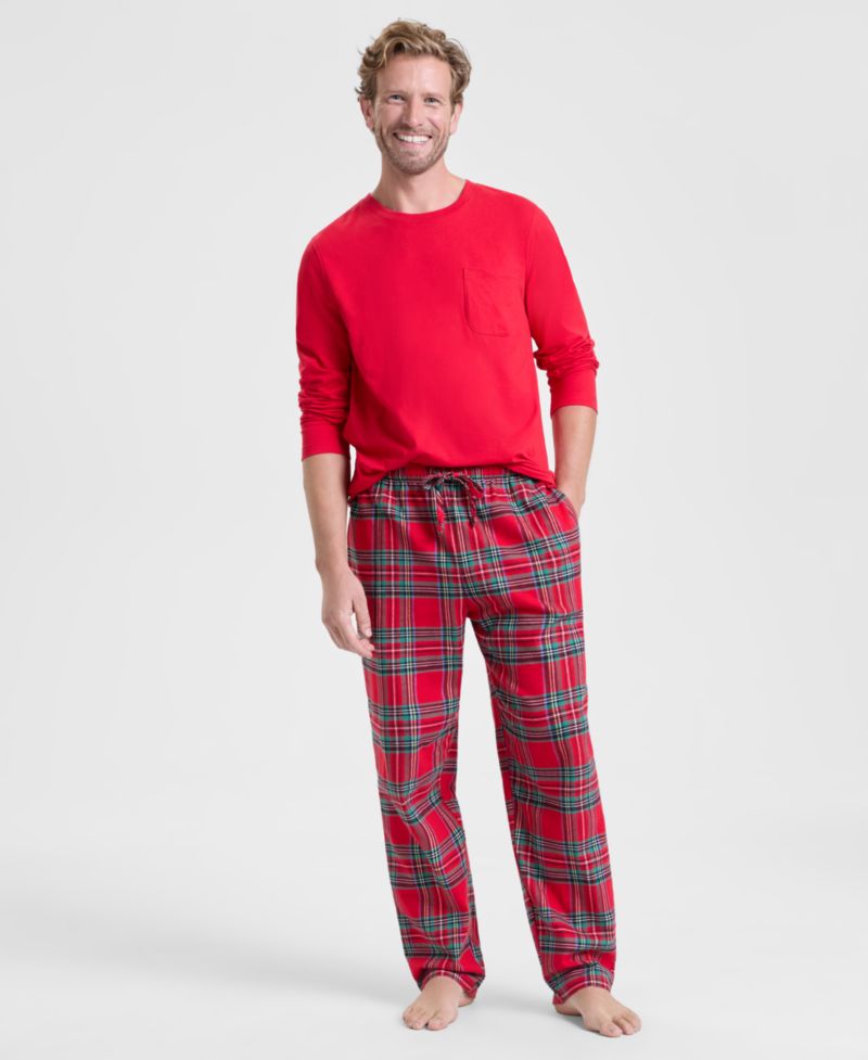 Men's Brinkley Plaid Mix It Matching Family Pajamas Set