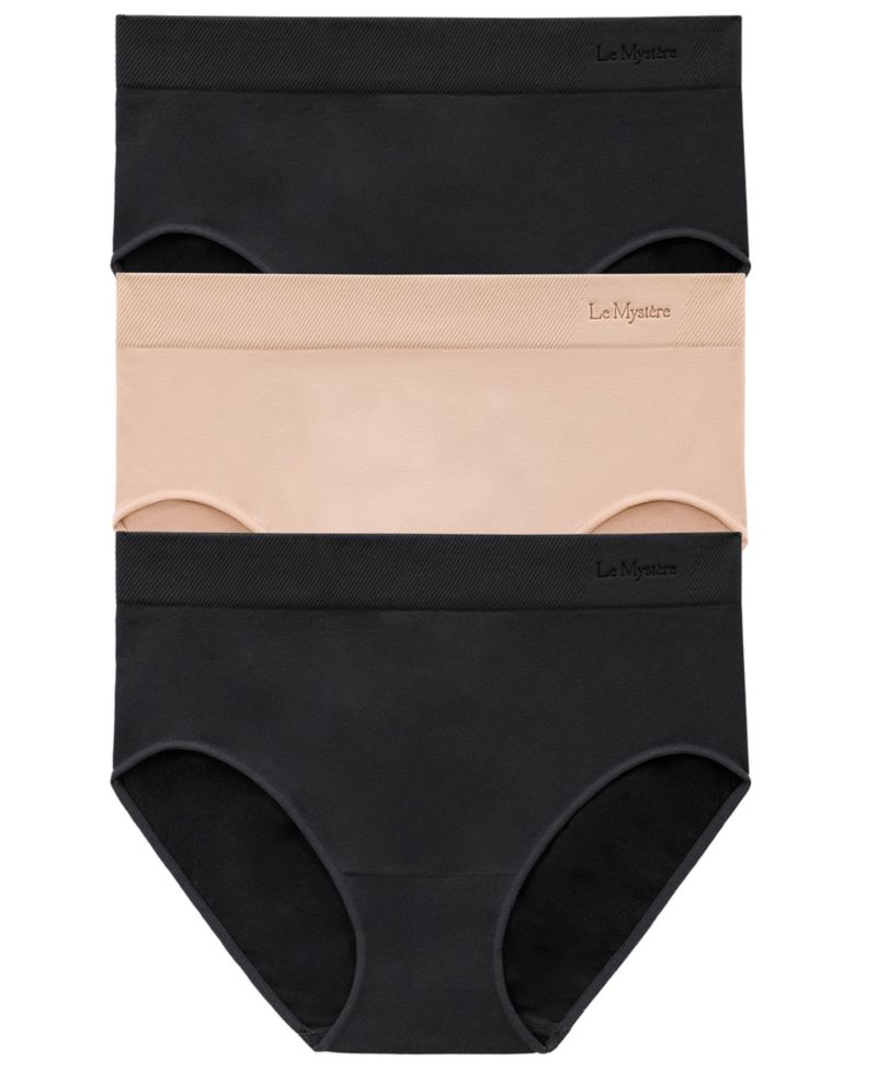 Women’s Hi-Rise Nylon Blend Full Briefs, 3-Pack