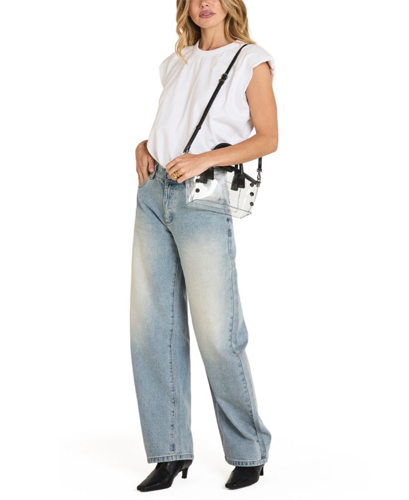 Paula Clear Trim Small Crossbody Handbag