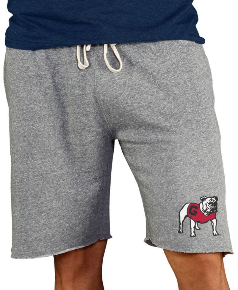 Men's Gray Georgia Bulldogs Mainstream Terry Shorts