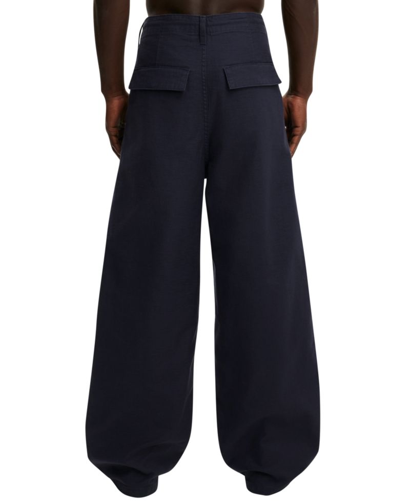 Men's Super Baggy Utility Slub Pants