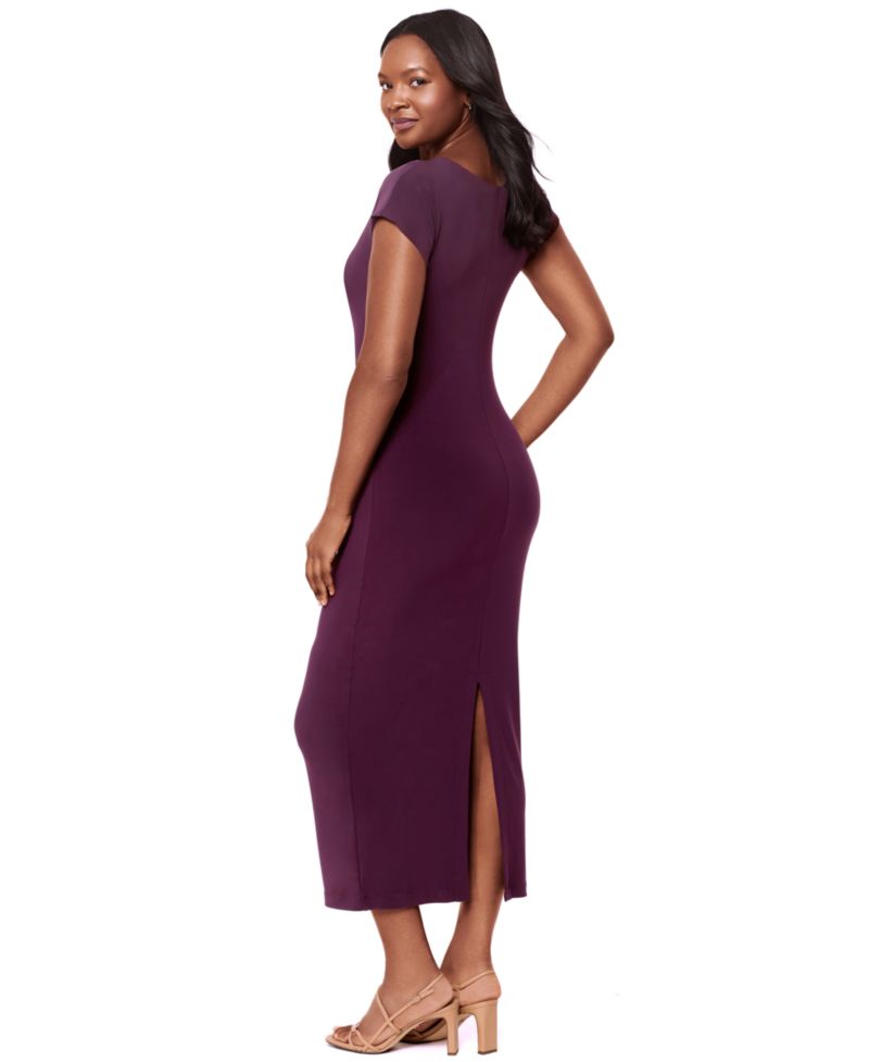 Women's Pull-On Round Neck Shaping Dress