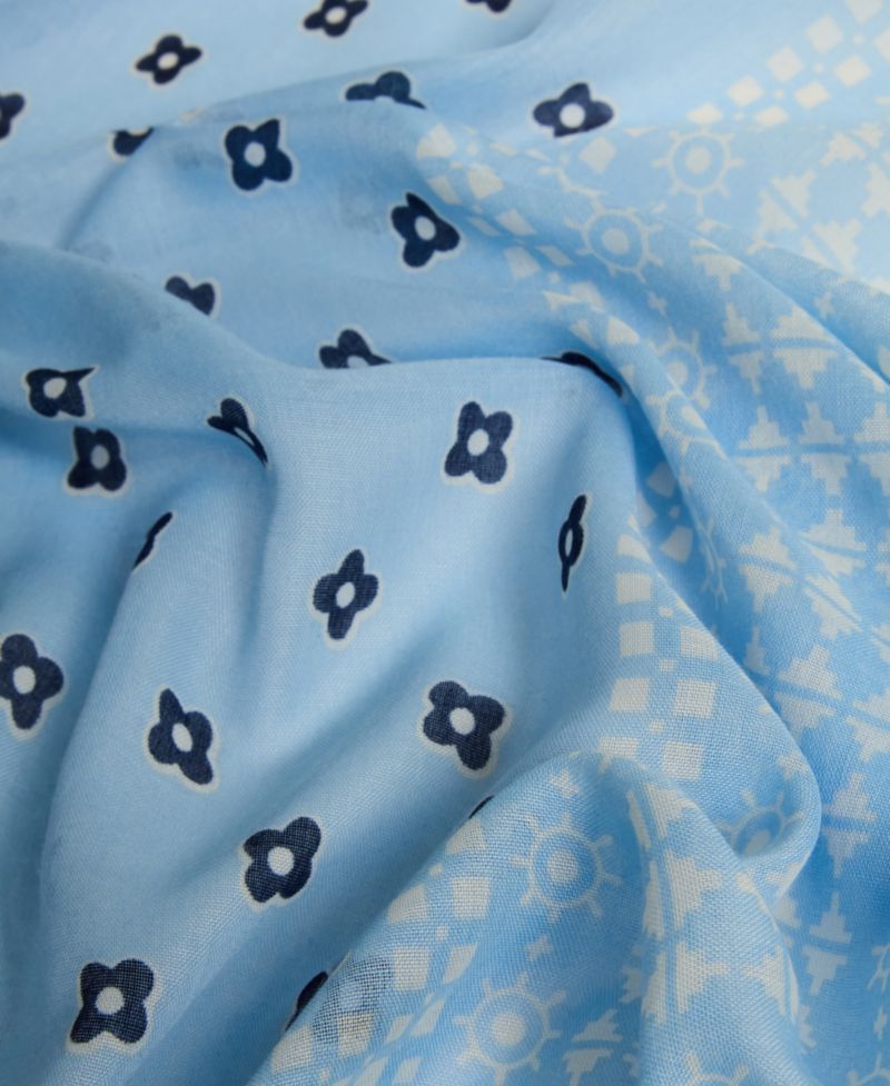 Geometric Bandana Printed Square Scarf
