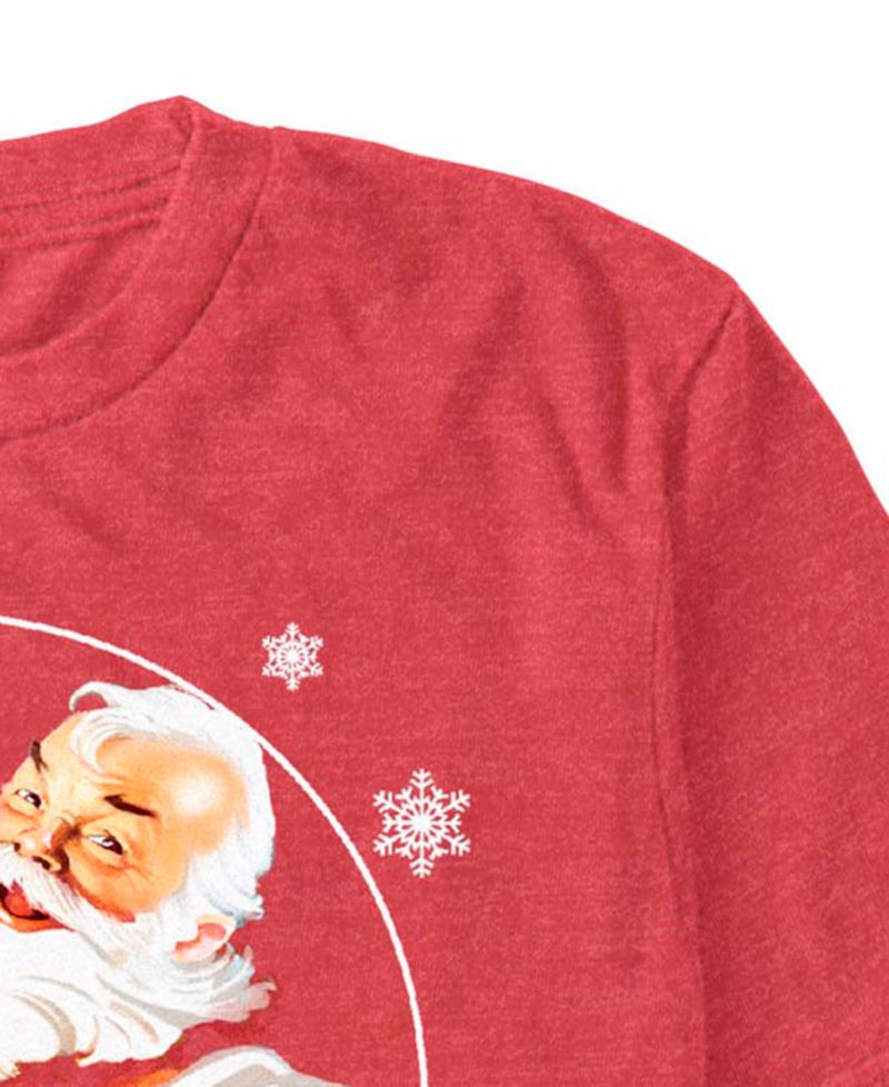Men's Cola Santa Graphic Christmas T-Shirt