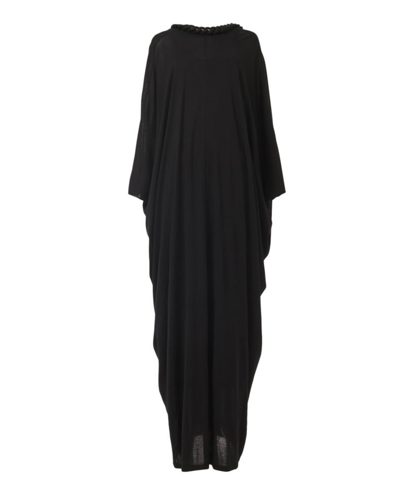 Women's Stretch-Knit Covered Chain Detail Kaftan