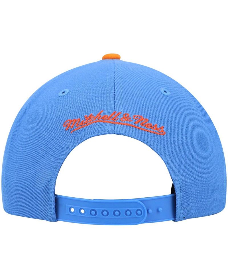 Men's Blue and Orange Cleveland Cavaliers Hardwood Classics Team Two-Tone 2.0 Snapback Hat