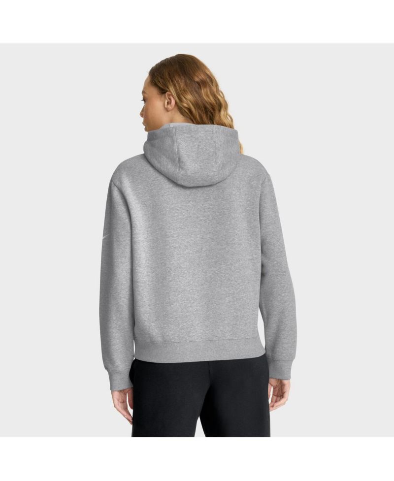 Women's Heather Gray Philadelphia Eagles Club Fleece Pullover Hoodie