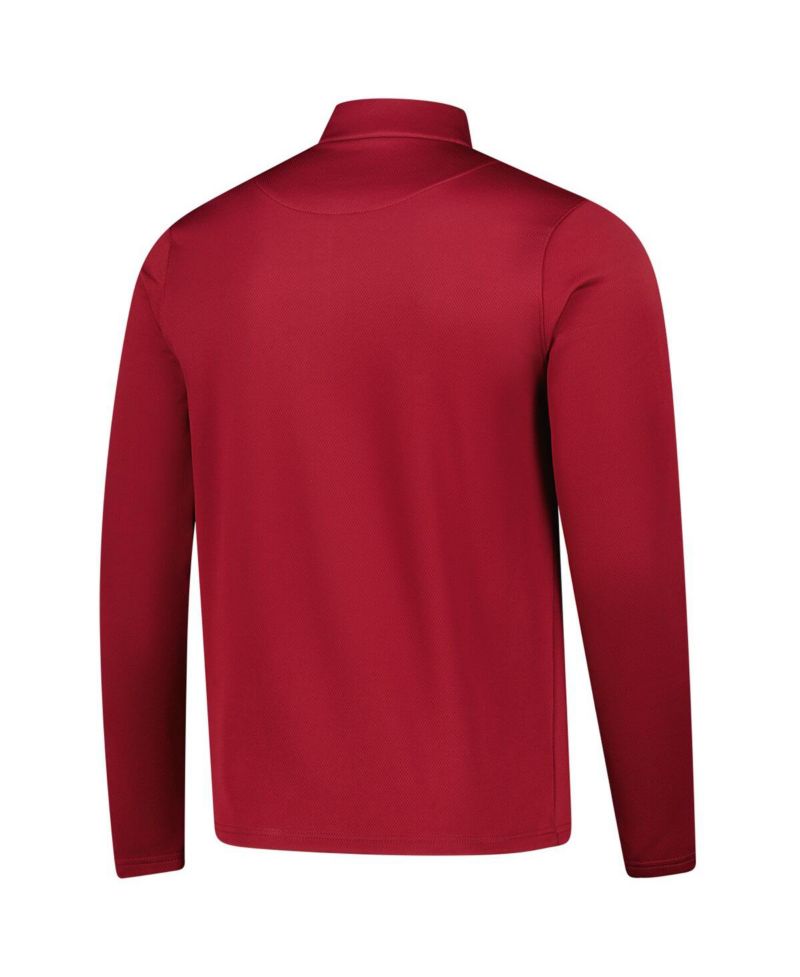 Men's Wine Cleveland Cavaliers 2025/26 Authentic Coaches Quarter-Zip Dri-Fit Sweatshirt