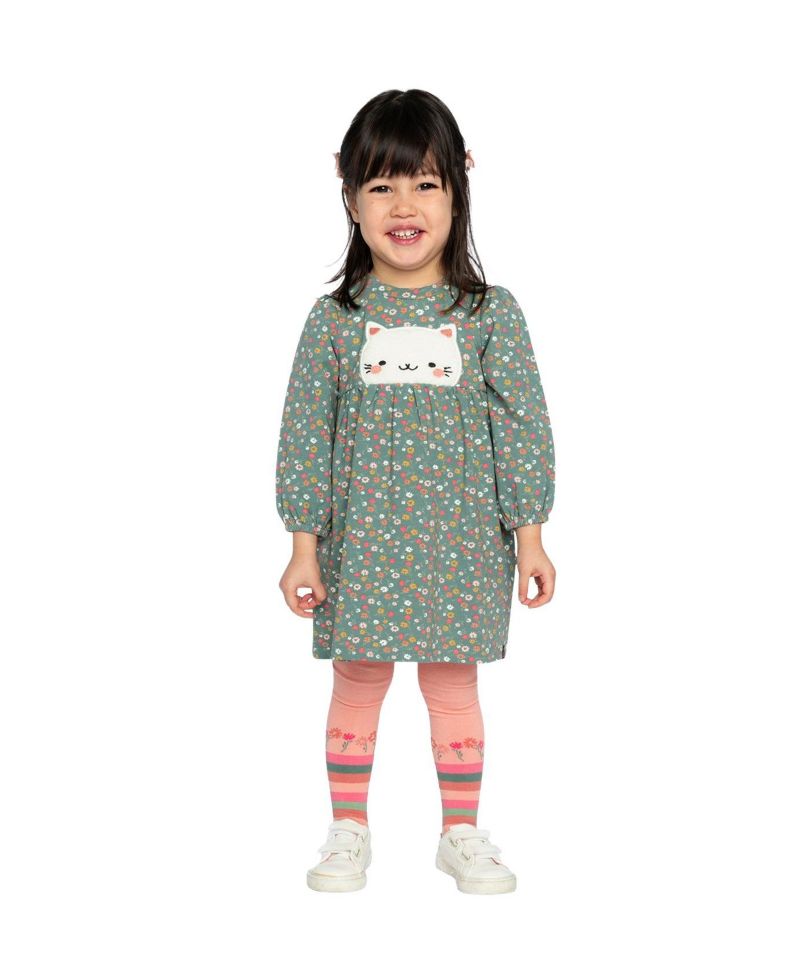 Big Girls (6-8) Cotton Printed Dress