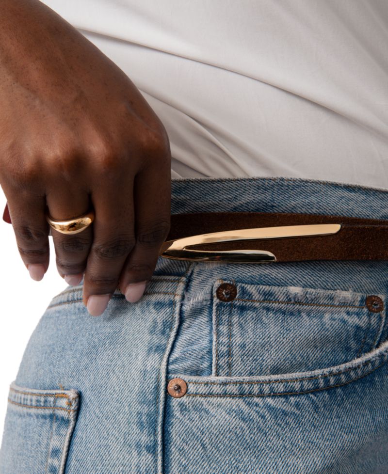 Modern Saddle Leather Belt