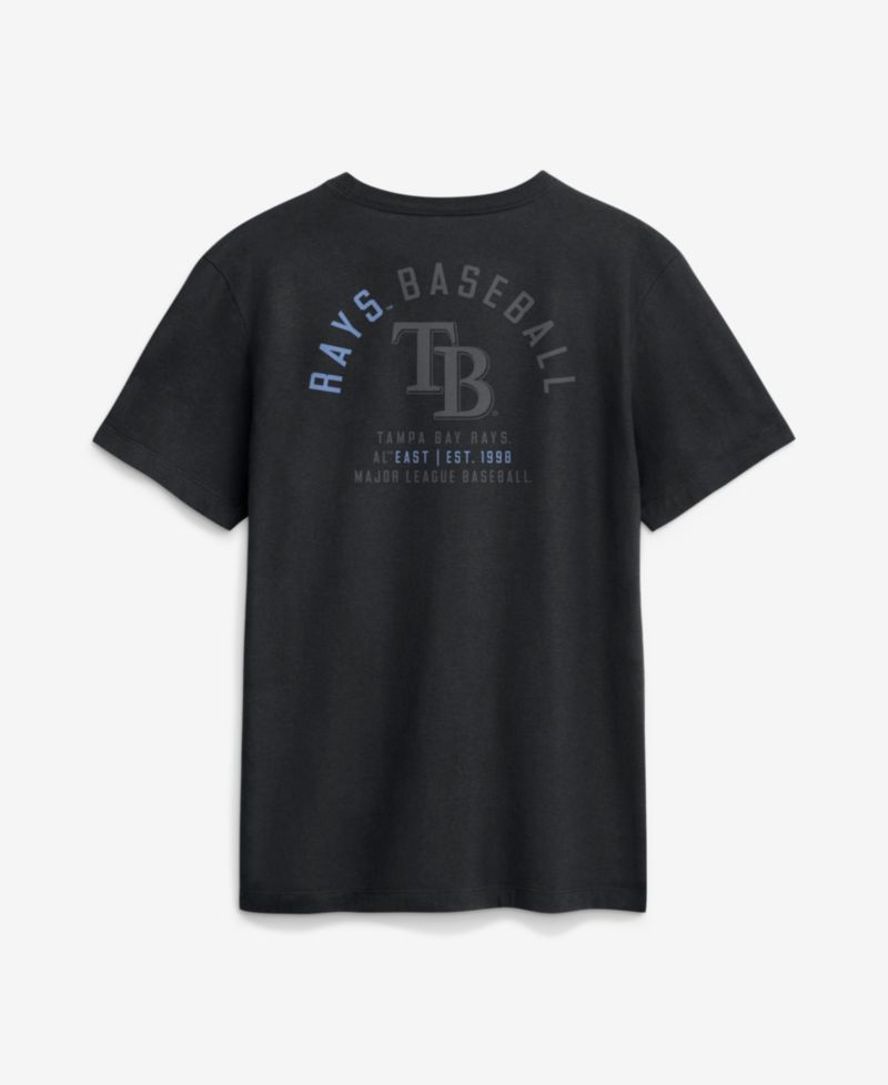 Men's Black Tampa Bay Rays Split Logo T-Shirt