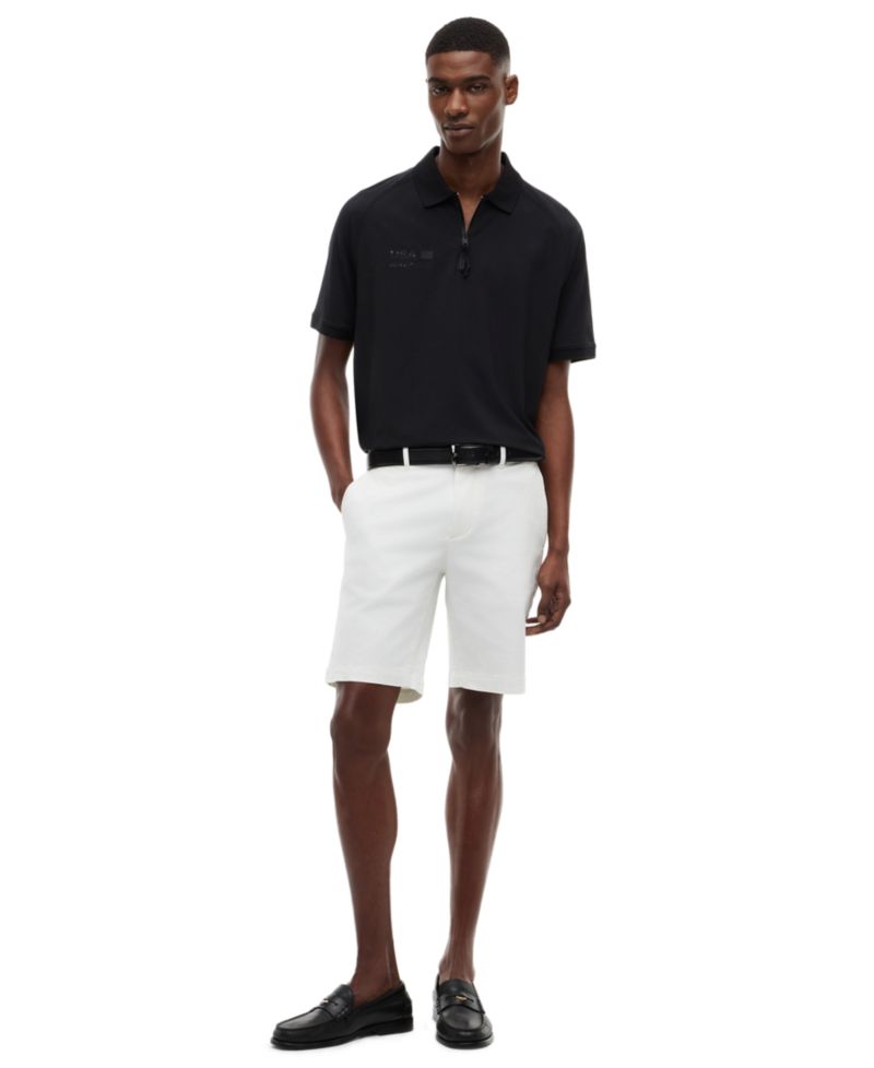 x U.S. SailGP Men's Stealth Performance Collared Polo Shirt