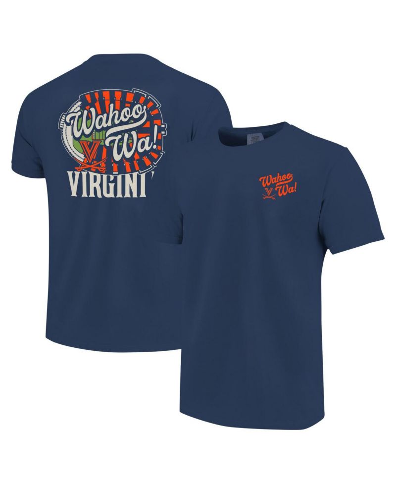 Big Boys and Girls Navy Virginia Cavaliers Hyperlocal Comfort Colors T-Shirt