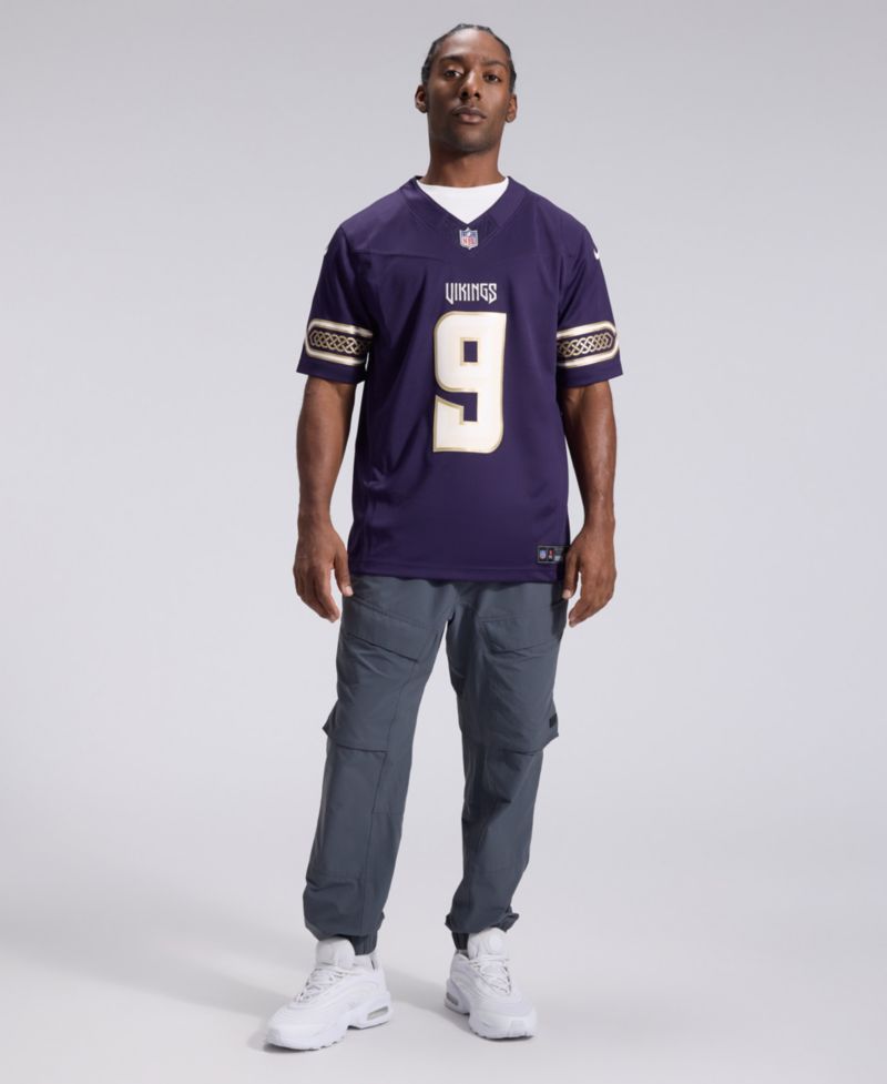 Men's J.J. McCarthy Purple Minnesota Vikings 2026 Rivalries Collection Vapor F.U.S.E Stitched Limited Jersey