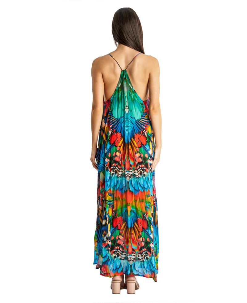 Women's Scoop neck t- back maxi dress