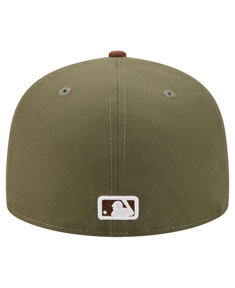 Men's Olive/Brown Detroit Tigers Color Pack 59FIFTY Fitted Hat