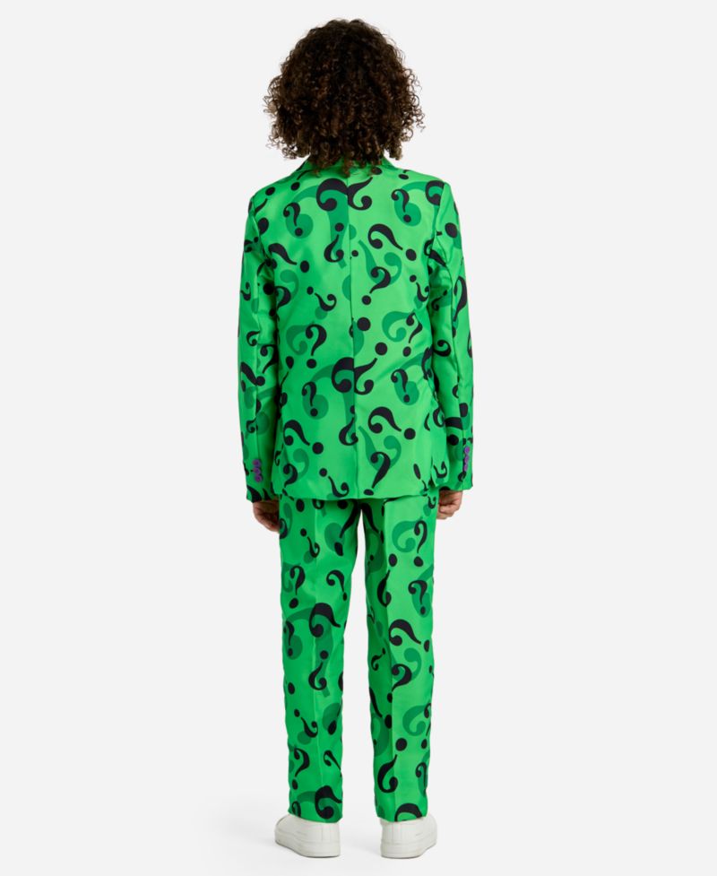 Boys' 8-20 The Riddler Official Long-Sleeve Blazer, Pants and Tie, 3-Piece Set