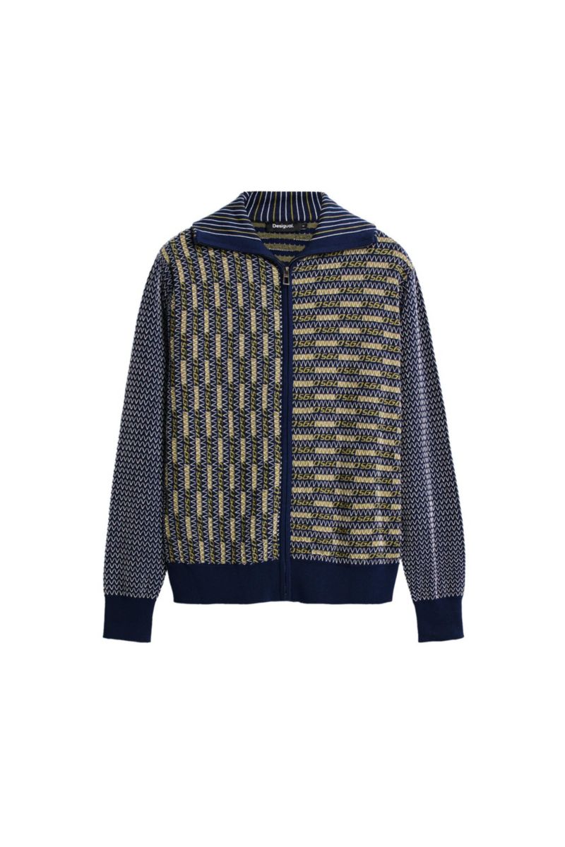 Men's Retro zipper sweater