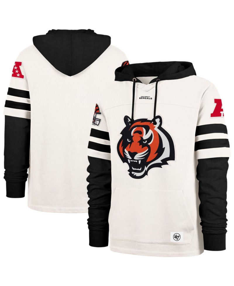 Men's Cincinnati Bengals Split Zone Cornerback Duo Lacer Fleece-Lined Hoodie