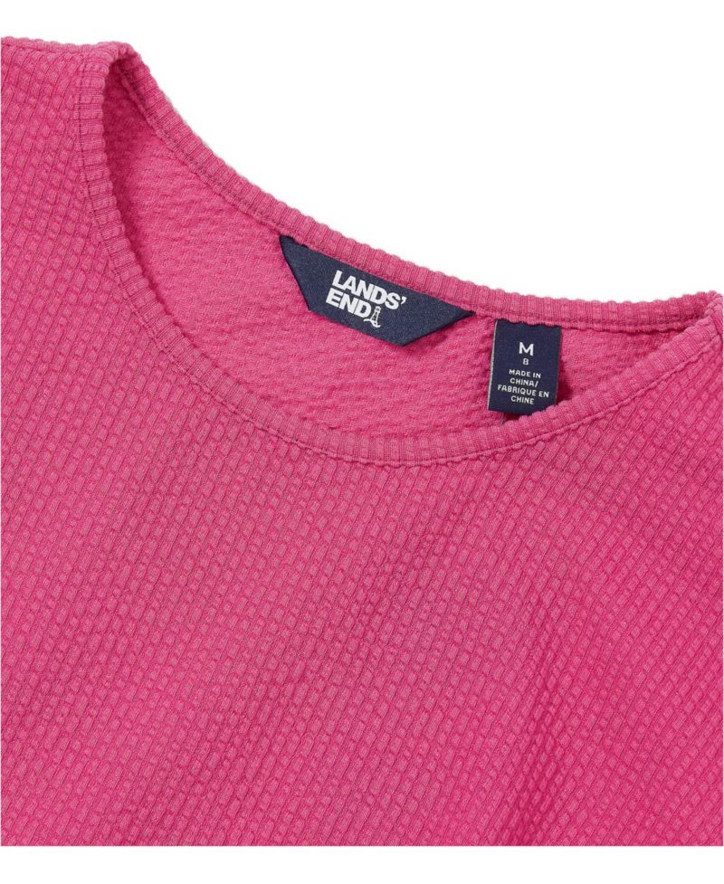 Girls Long Sleeve Ribbed Dress