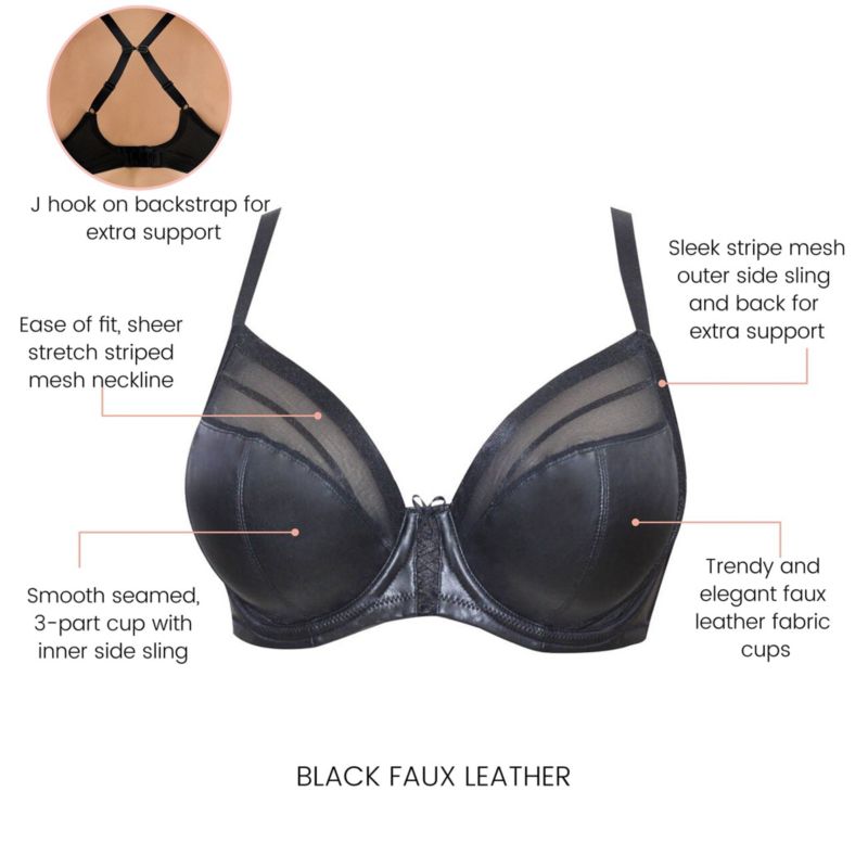 Women's Stevie Unlined Wired Cosplay-Inspired Bra, Black