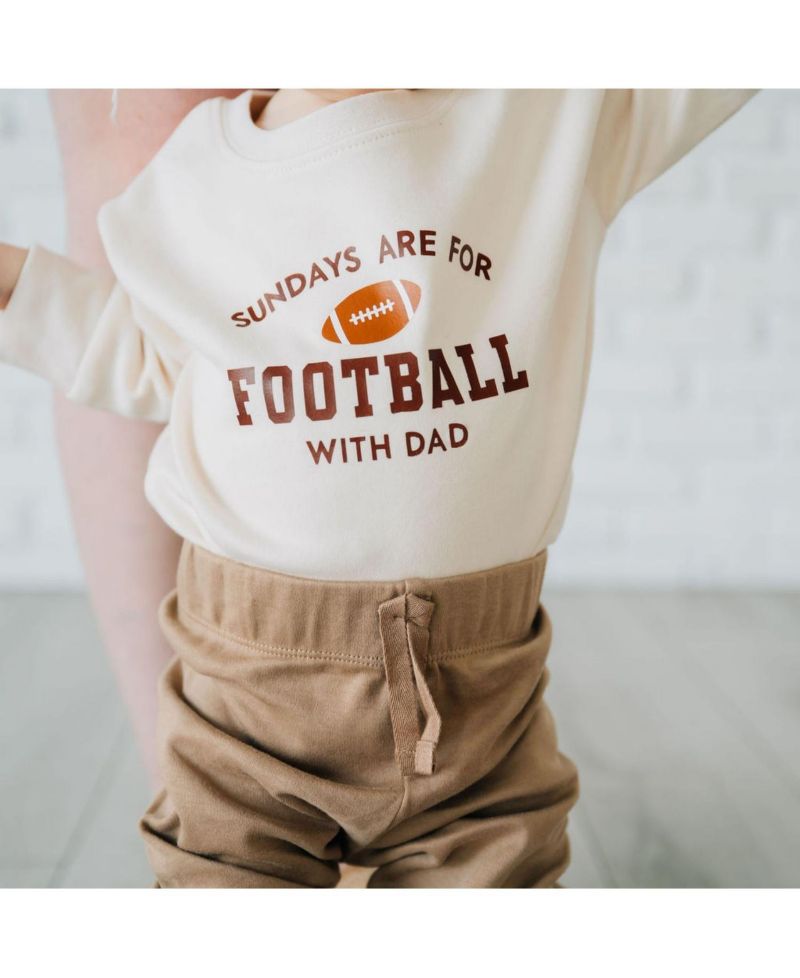Baby Boys Sundays Are For Football Long Sleeve Romper