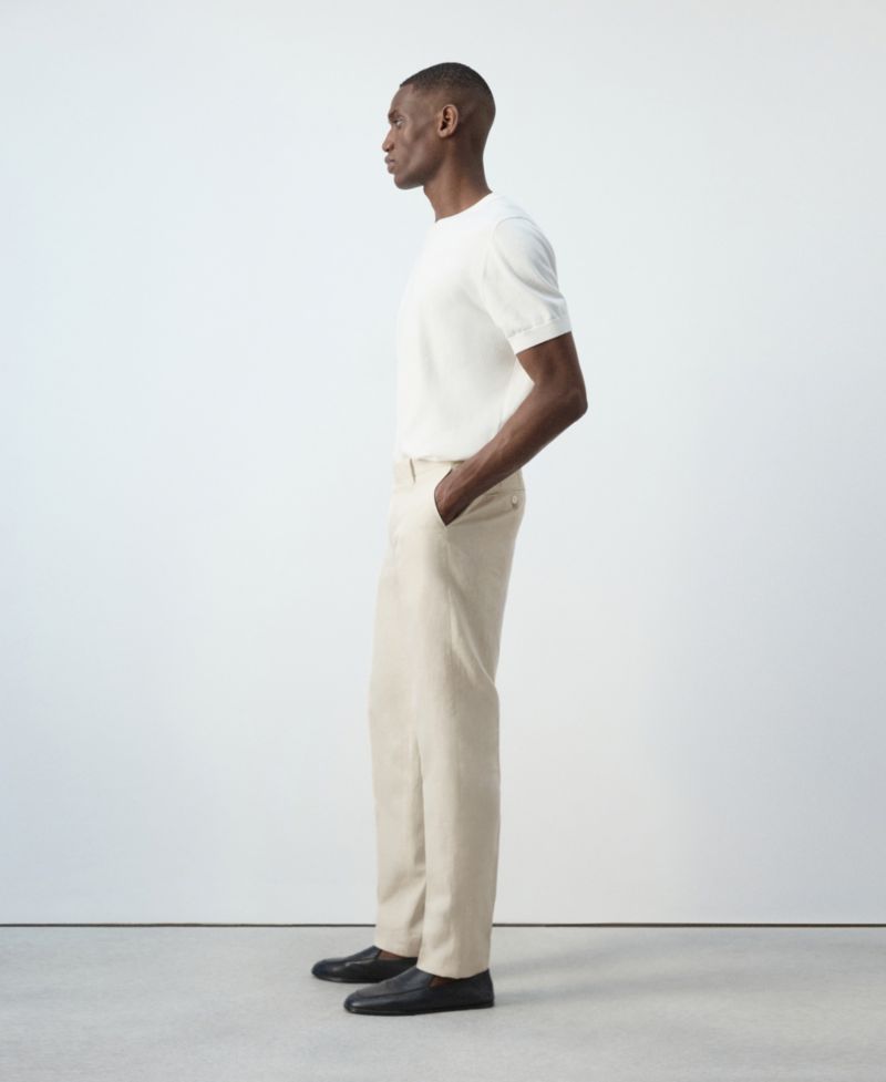 Men's Amalfi Linen Slim-Fit Suit Pants