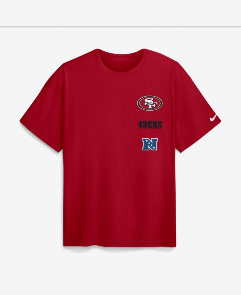 Men's Scarlet San Francisco 49ers The Forward Heavyweight Max90 T-Shirt