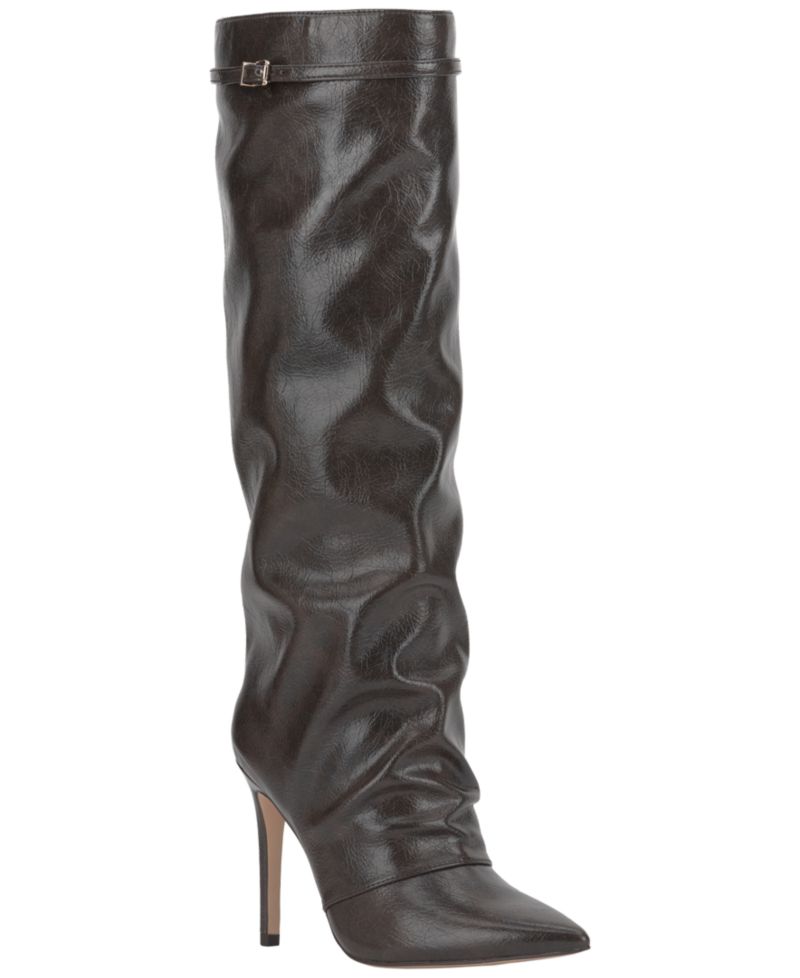 Women's Paeril Buckle Slouch Stiletto Boots, Regular & Wide Calf