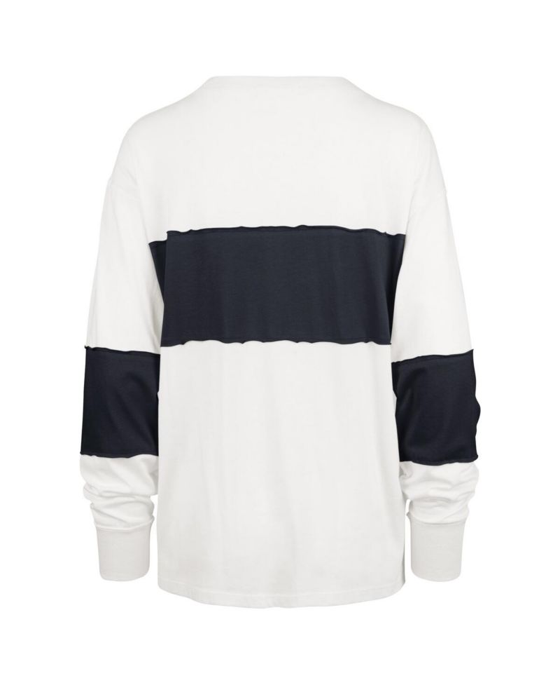 Women's Cream Tennessee Titans Clubhouse Pride Taylor Long Sleeve T-Shirt