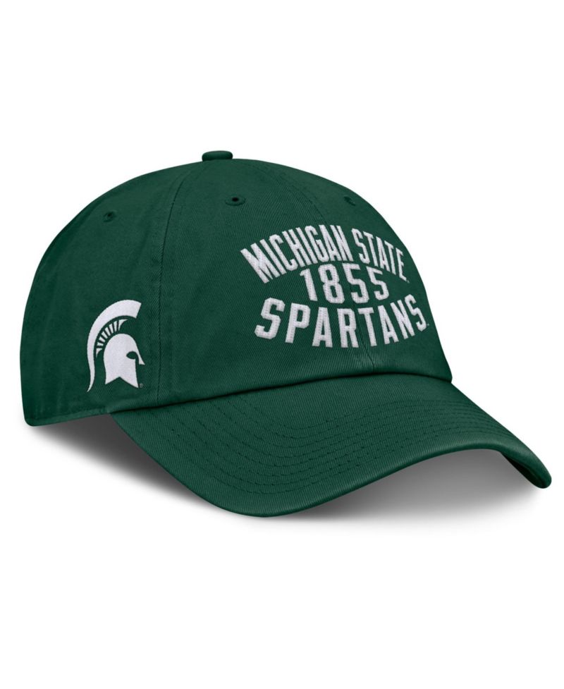 Men's Green Michigan State Spartans Archer Adjustable Hat