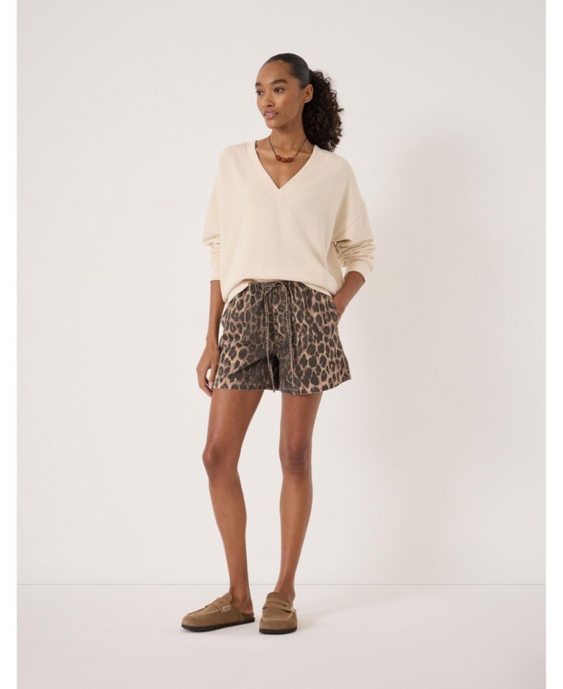 Women's Cleo V-Neck Cotton Sweatshirt