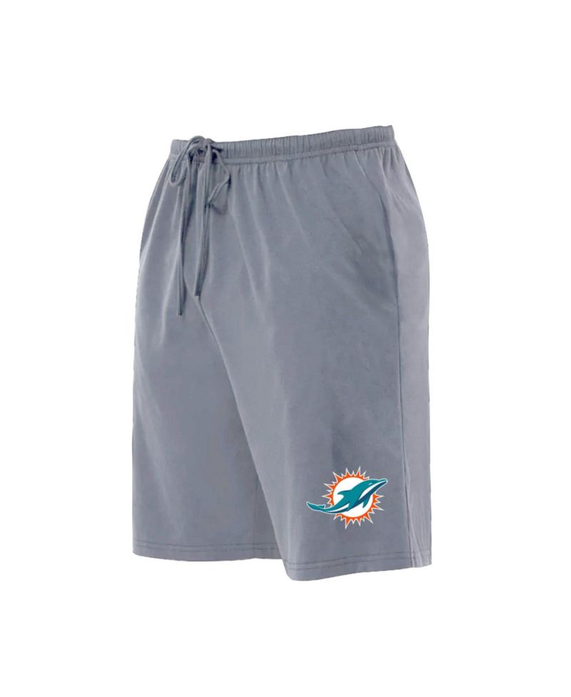 Men's Big & Tall Miami Dolphins Lounge Fleece Shorts, 12" Inseam