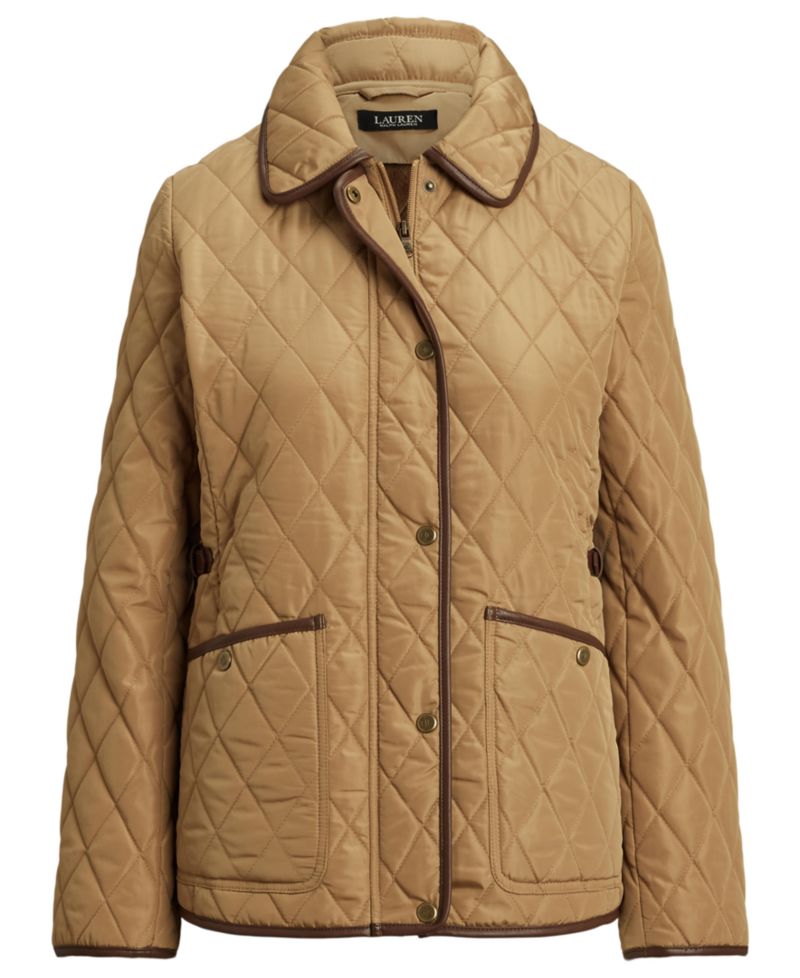 Women's Quilted Velboa-Lined Coat