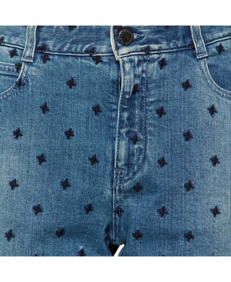 Women's Embroidered Denim Slim Fit Jeans