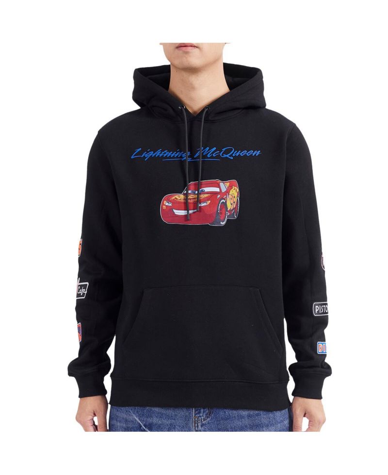 Men's Black Cars Radiator Pullover Hoodie
