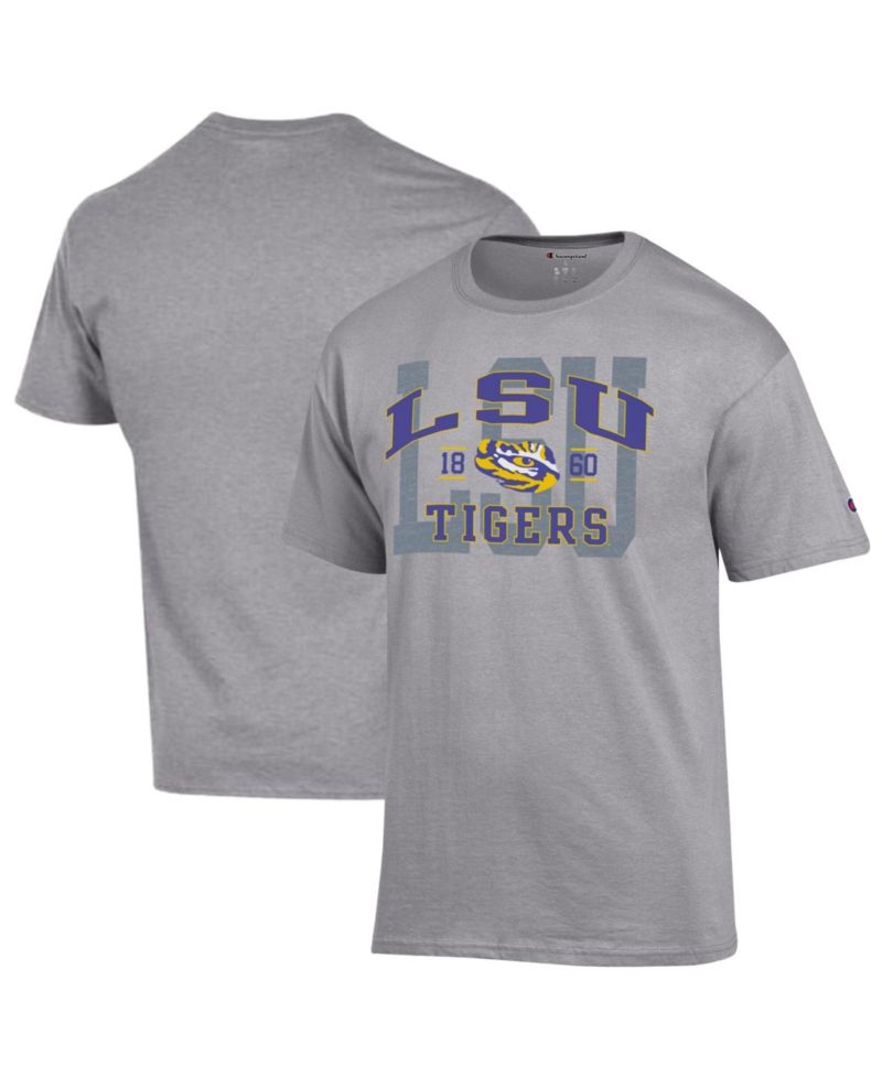 Men's Heather Gray LSU Tigers Varsity T-Shirt