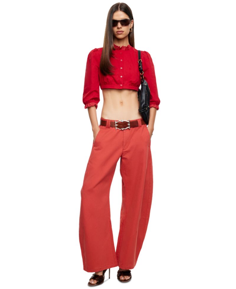Women's Sideline Low-Rise Barrel Jeans